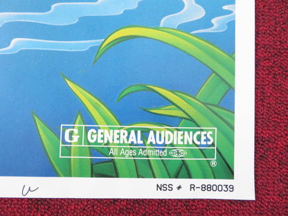 THE FOX AND THE HOUND FOLDED US ONE SHEET POSTER DISNEY KURT RUSSELL ROONEY 1988 Rendezvous Cinema Movie posters