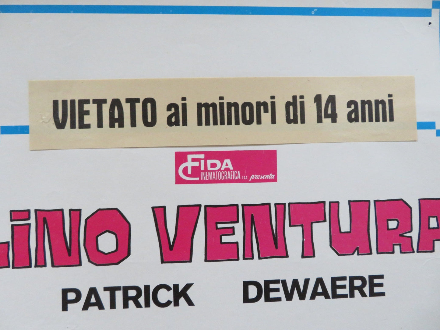 THE FRENCH DETECTIVE ITALIAN LOCANDINA POSTER LINO VENTURA PATRICK DEWAERE 1976 Rendezvous Cinema Movie posters