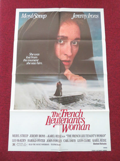The French Lieutenant's Woman Folded US One Sheet Poster Meryl Streep 1981 Movie posters