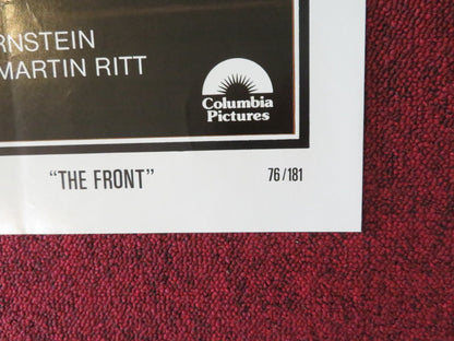 THE FRONT FOLDED US ONE SHEET POSTER WOODY ALLEN ZERO MOSTEL 1976 Rendezvous Cinema Movie posters