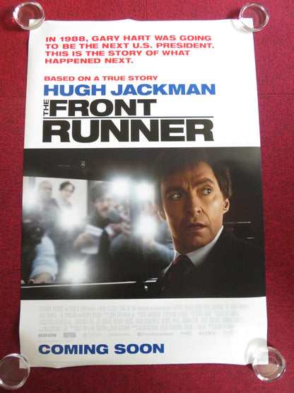 THE FRONT RUNNER US ONE SHEET ROLLED POSTER HUGH JACKMAN VERA FARMIGA 2018 Rendezvous Cinema Movie posters