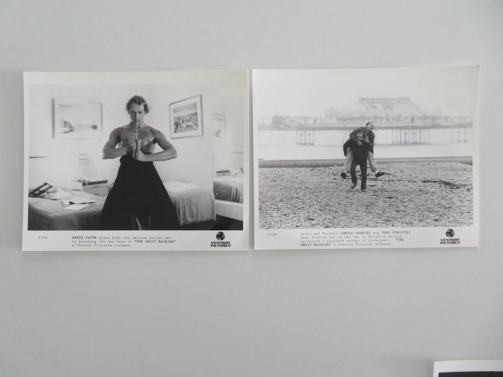 THE FRUIT MACHINE MOVIE STILL PHOTO LOT OF 12 ROBBIE COLTRANE TONY FORSYTH 1988 Movie posters