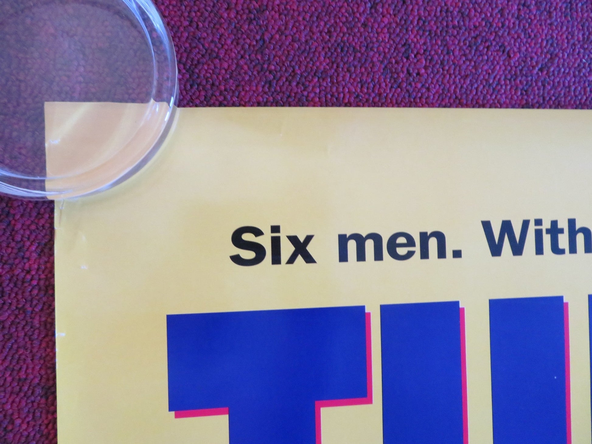 THE FULL MONTY US ONE SHEET ROLLED POSTER ROBERT CARLYLE MARK ADDY 1997 Rendezvous Cinema Movie posters