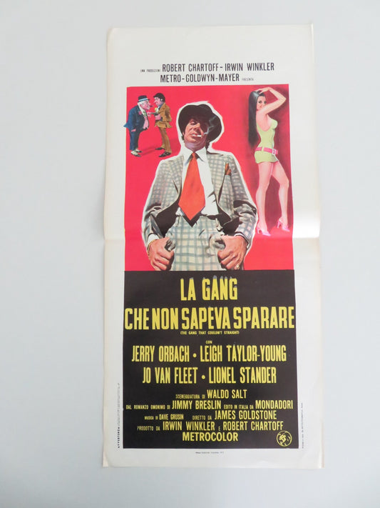 The Gang That Couldn't Shoot Straight Italian Locandina Poster Jerry Orbach 1972 Movie posters