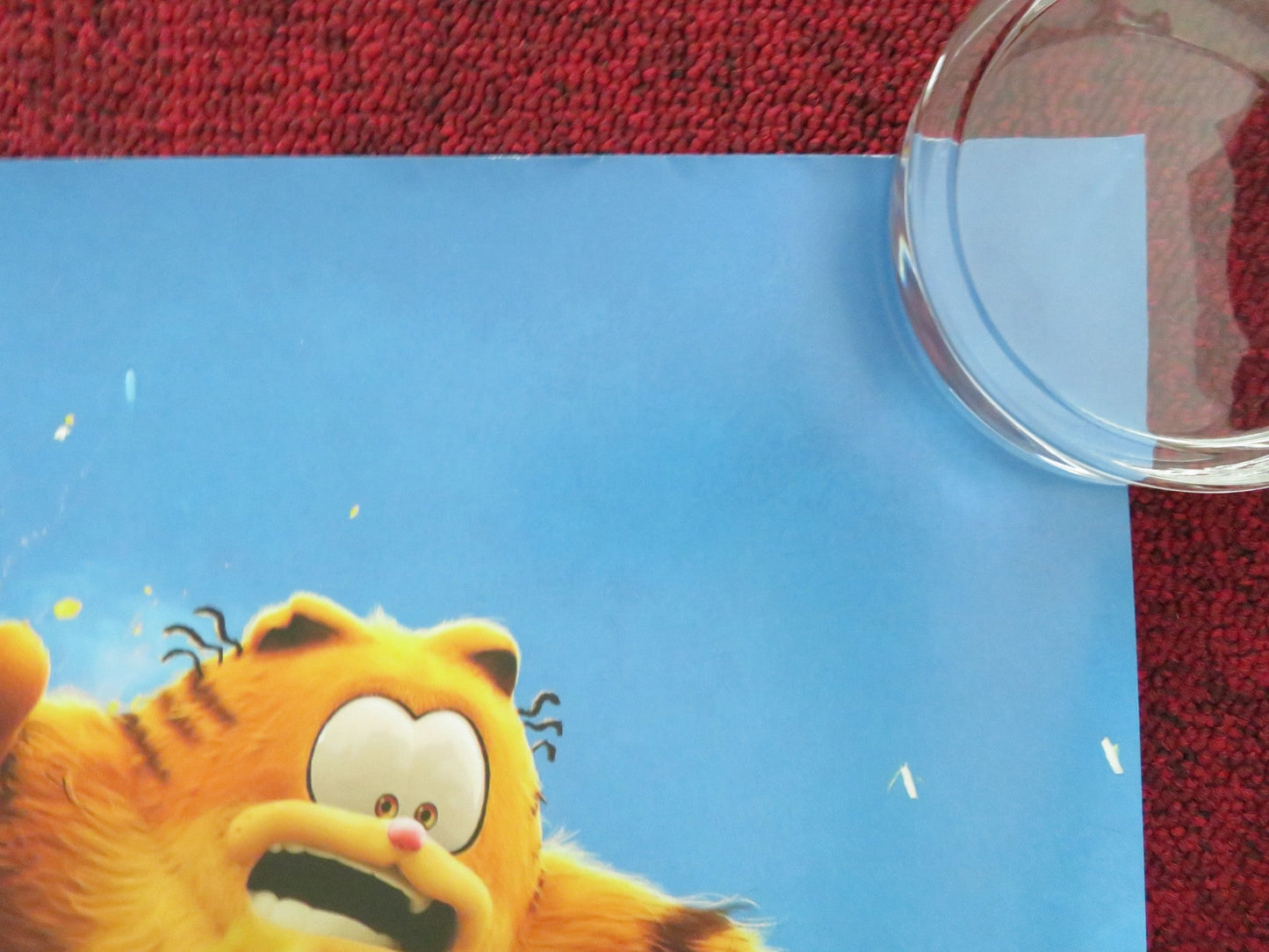 THE GARFIELD MOVIE UK QUAD ROLLED POSTER CHRIS PRATT SAMUEL L. JACKSON 2024 Movie posters
