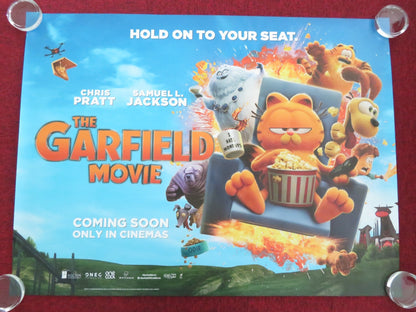 THE GARFIELD MOVIE UK QUAD ROLLED POSTER CHRIS PRATT SAMUEL L. JACKSON 2024 Movie posters