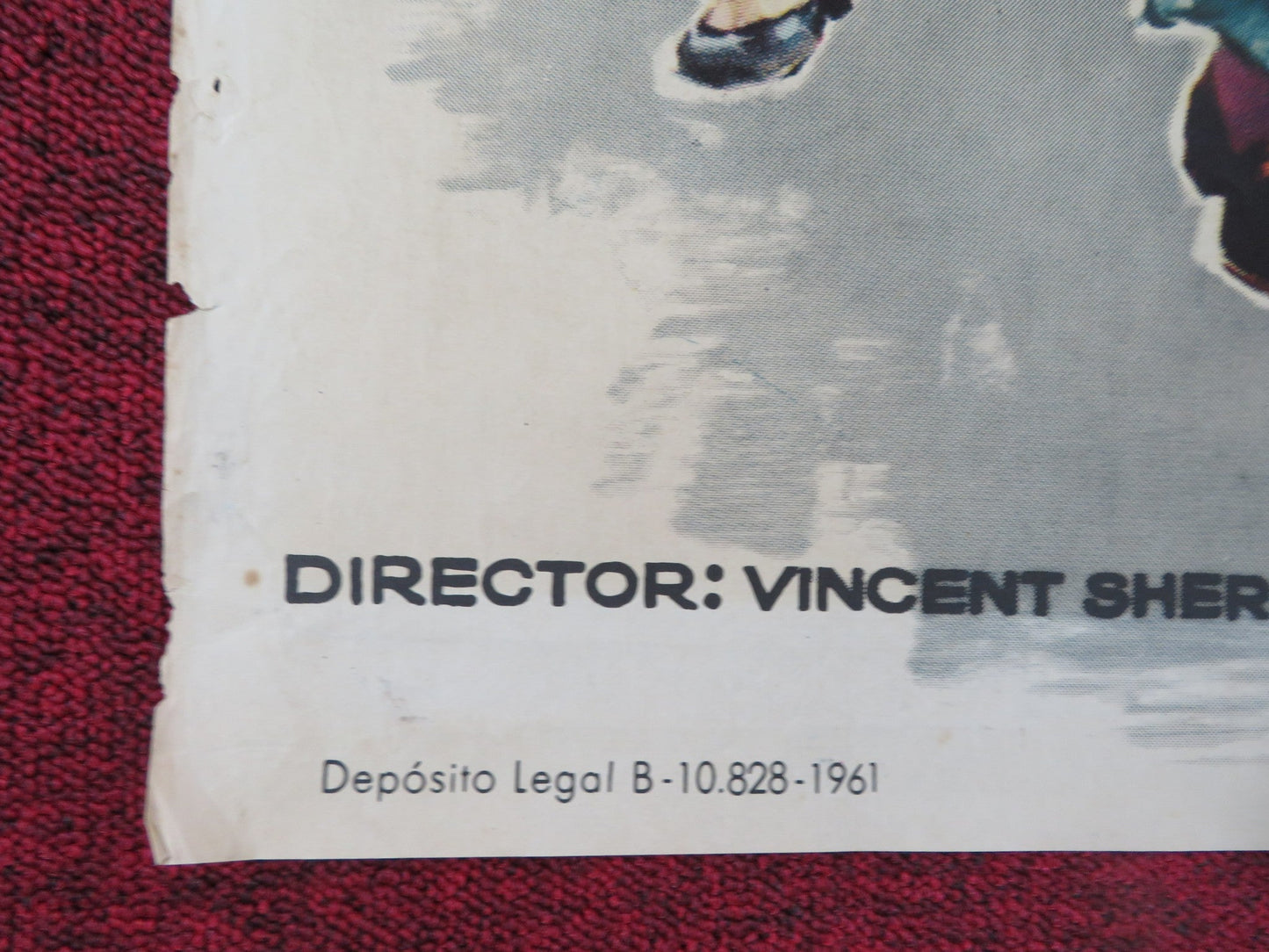 THE GARMENT JUNGLE SPANISH POSTER LEE J. COBB KERWIN MATHEWS 1961 Rendezvous Cinema Movie posters