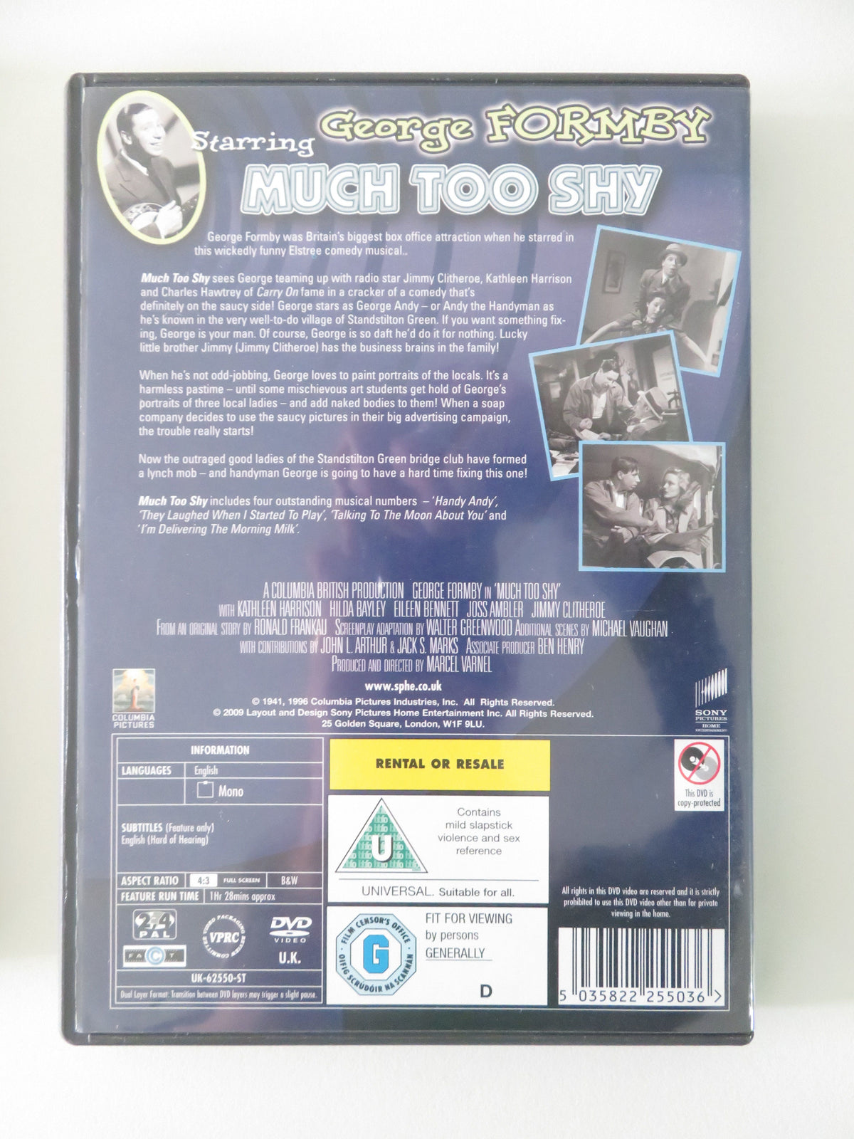 The George Formby Film Collection (DVD BoxSet) 2010 Region 2, 4 Movie posters