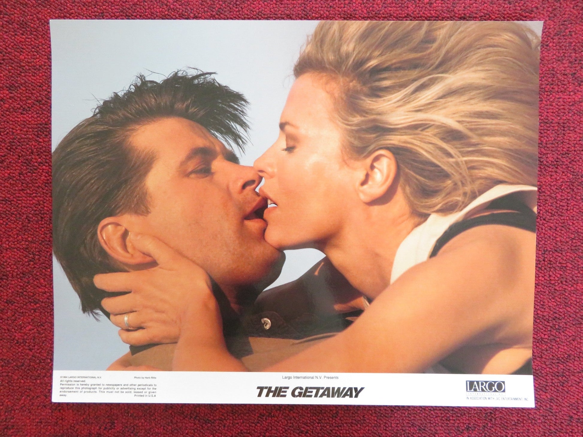 THE GETAWAY US LOBBY CARD FULL SET ALEC BALDWIN KIM BASINGER 1994 Rendezvous Cinema Movie posters