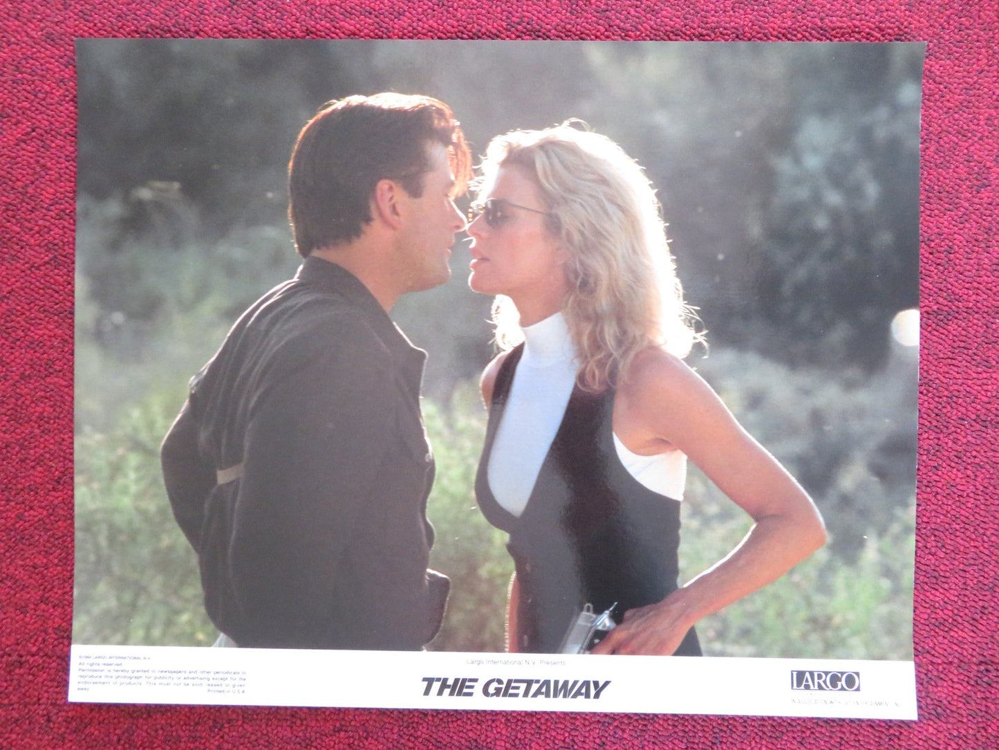 THE GETAWAY US LOBBY CARD FULL SET ALEC BALDWIN KIM BASINGER 1994 Rendezvous Cinema Movie posters