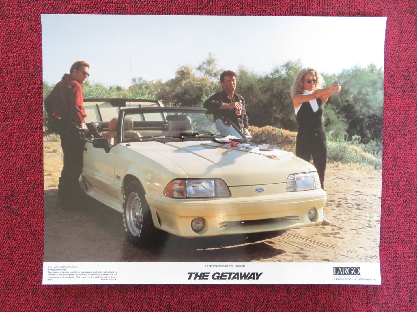THE GETAWAY US LOBBY CARD FULL SET ALEC BALDWIN KIM BASINGER 1994 Rendezvous Cinema Movie posters