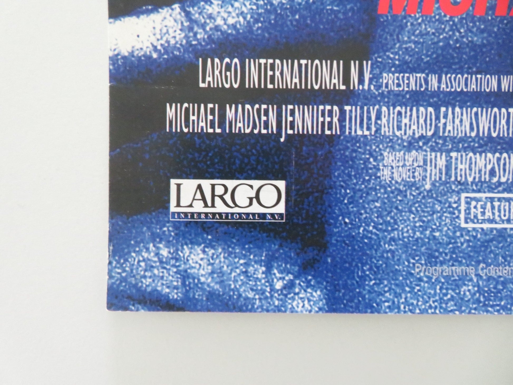 THE GETAWAY VHS VIDEO POSTER ALEC BALDWIN KIM BASINGER 1994 Movie posters