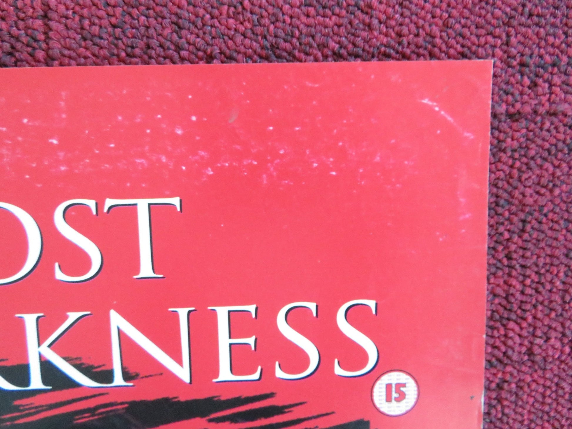 THE GHOST AND THE DARKNESS VHS VIDEO POSTER VAL KILMER MICHAEL DOUGLAS 1996 Rendezvous Cinema Movie posters