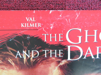 THE GHOST AND THE DARKNESS VHS VIDEO POSTER VAL KILMER MICHAEL DOUGLAS 1996 Rendezvous Cinema Movie posters