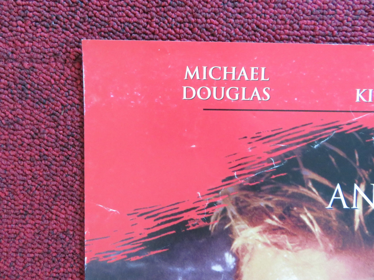 THE GHOST AND THE DARKNESS VHS VIDEO POSTER VAL KILMER MICHAEL DOUGLAS 1996 Rendezvous Cinema Movie posters