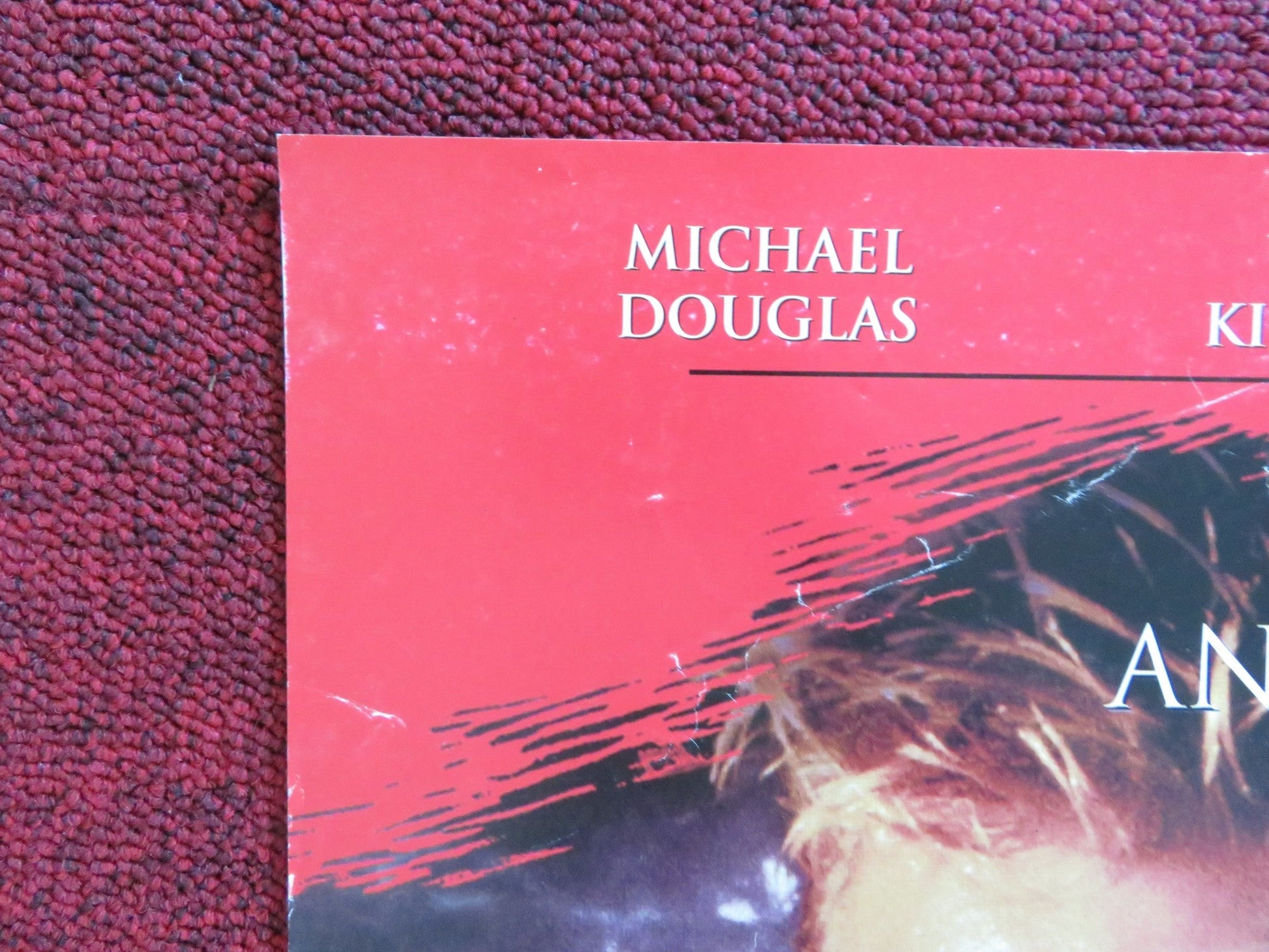 THE GHOST AND THE DARKNESS VHS VIDEO POSTER VAL KILMER MICHAEL DOUGLAS 1996 Rendezvous Cinema Movie posters