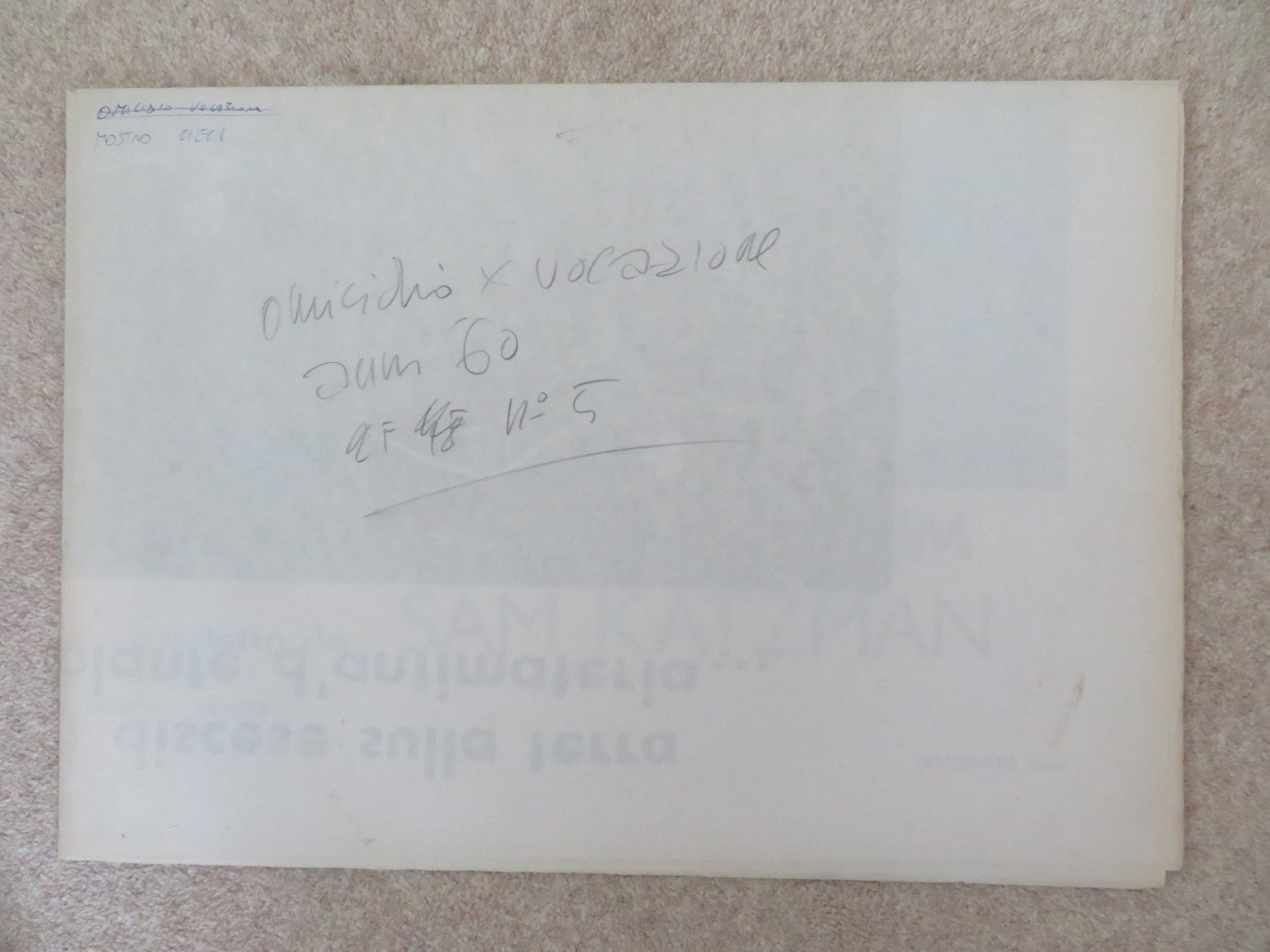 THE GIANT CLAW ITALIAN 2 FOGLIO POSTER JEFF MORROW MARA CORDAY 1957 Rendezvous Cinema Movie posters