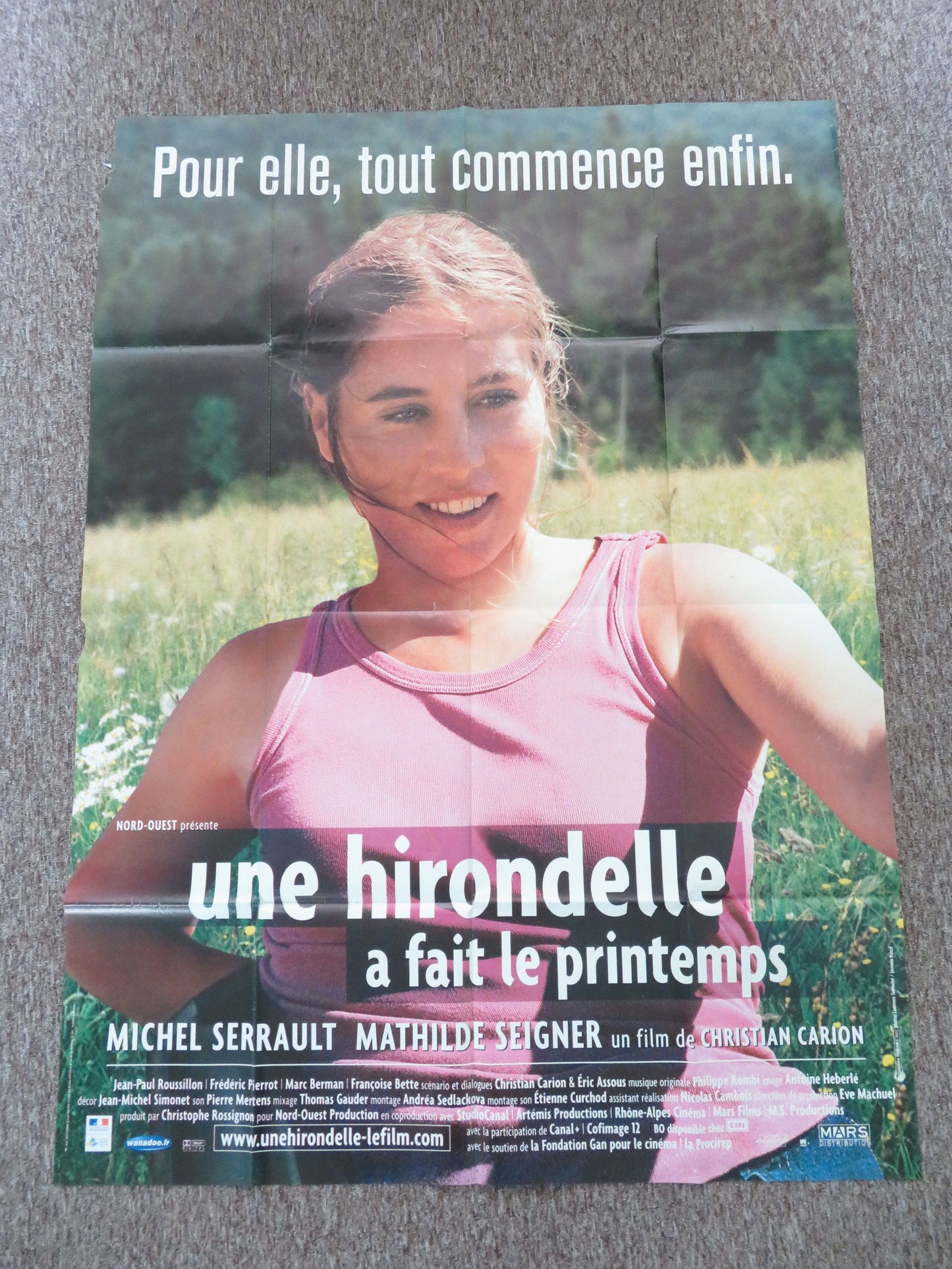 The Girl from Paris French Grande Poster Michel Serrault Mathilde Seigner 2001 Movie posters