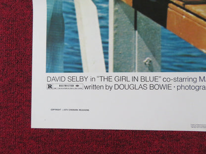 THE GIRL IN BLUE FOLDED US ONE SHEET POSTER DAVID SELBY MAUD ADAMS 1974 Rendezvous Cinema Movie posters