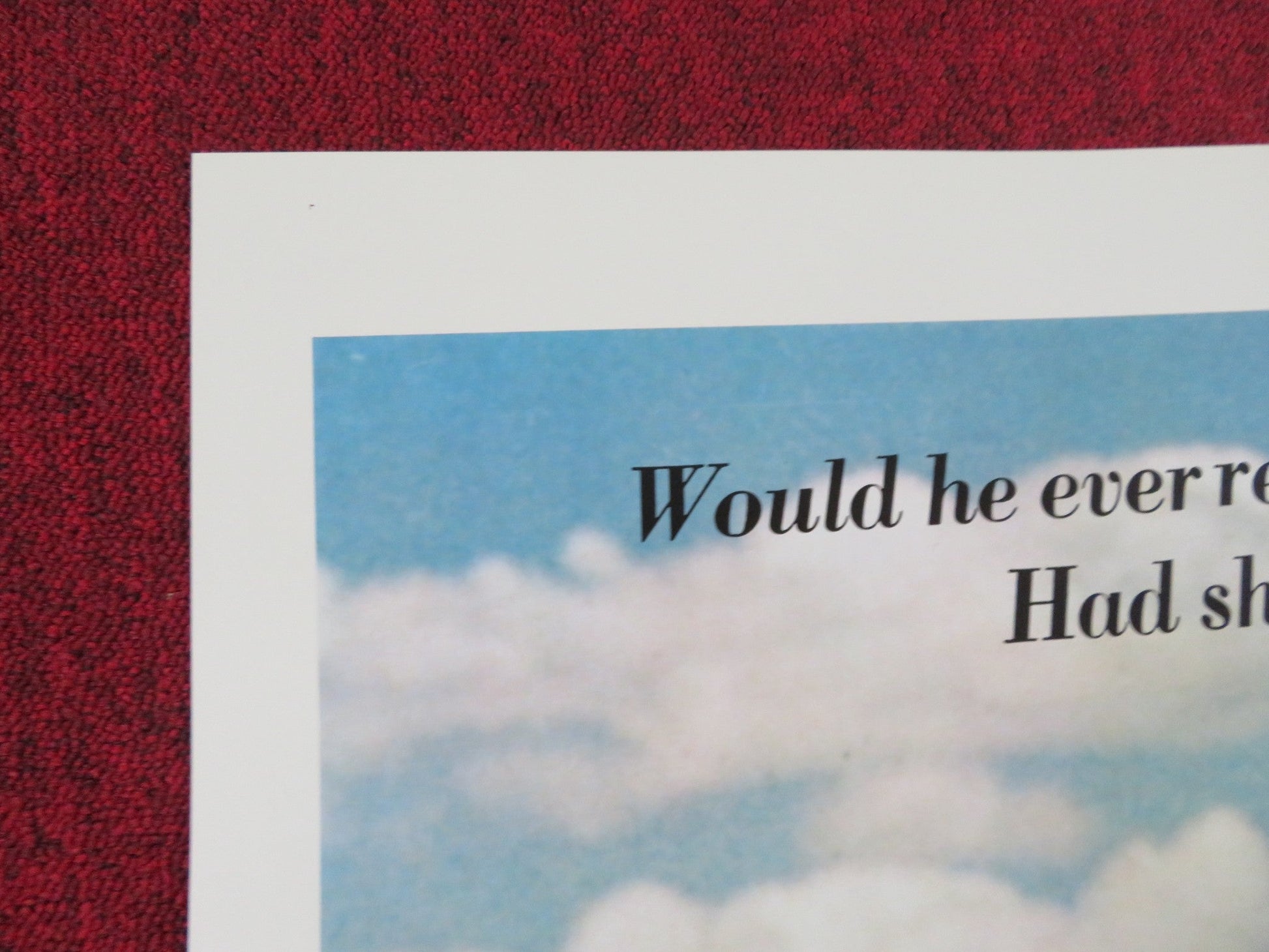 THE GIRL IN BLUE FOLDED US ONE SHEET POSTER DAVID SELBY MAUD ADAMS 1974 Rendezvous Cinema Movie posters