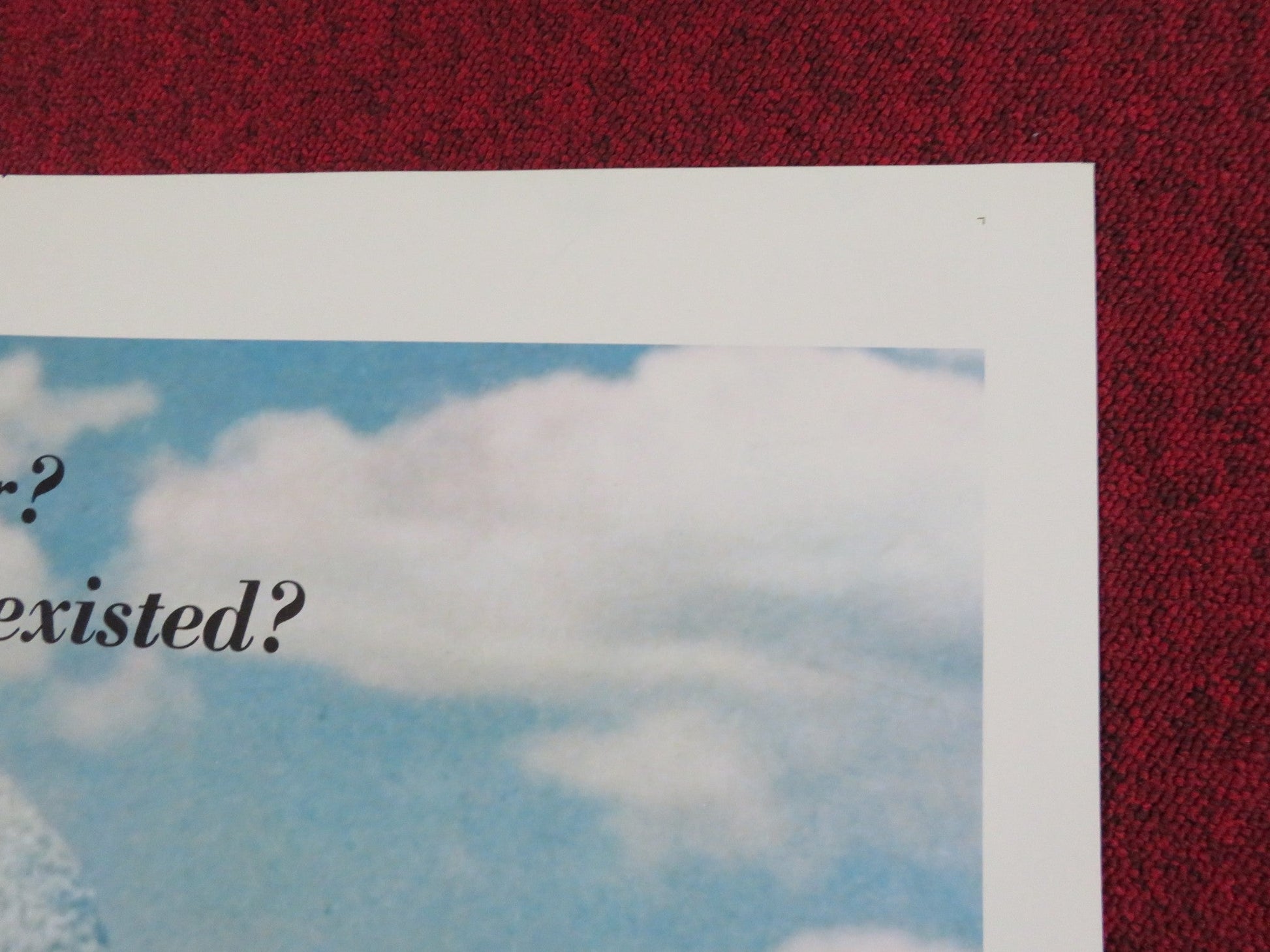 THE GIRL IN BLUE FOLDED US ONE SHEET POSTER DAVID SELBY MAUD ADAMS 1974 Rendezvous Cinema Movie posters