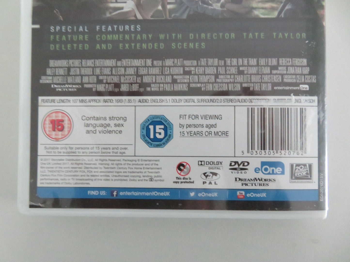 The Girl on the Train (DVD) Emily Blunt Luke Evans 2016 Region 2 Movie posters