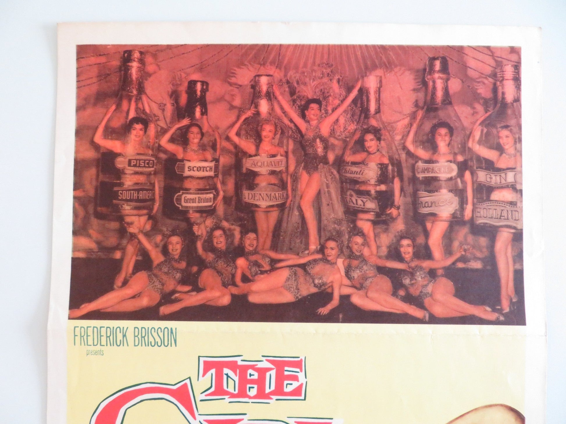 THE GIRL RUSH US INSERT POSTER ROSALIND RUSSELL FERNANDO LAMAS 1955 Rendezvous Cinema Movie posters