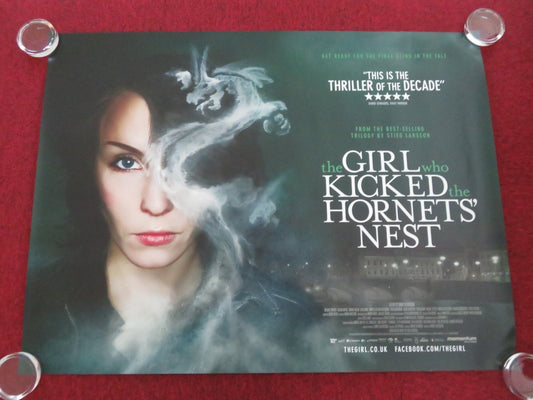 THE GIRL WHO KICKED THE HORNET'S NEST UK QUAD ROLLED POSTER NOOMI RAPACE 2009 - Rendezvous Cinema