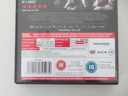 The Girl with the Dragon Tattoo - C (DVD) M. Nyqvist Noomi Rapace 2009 Region 2 Movie posters