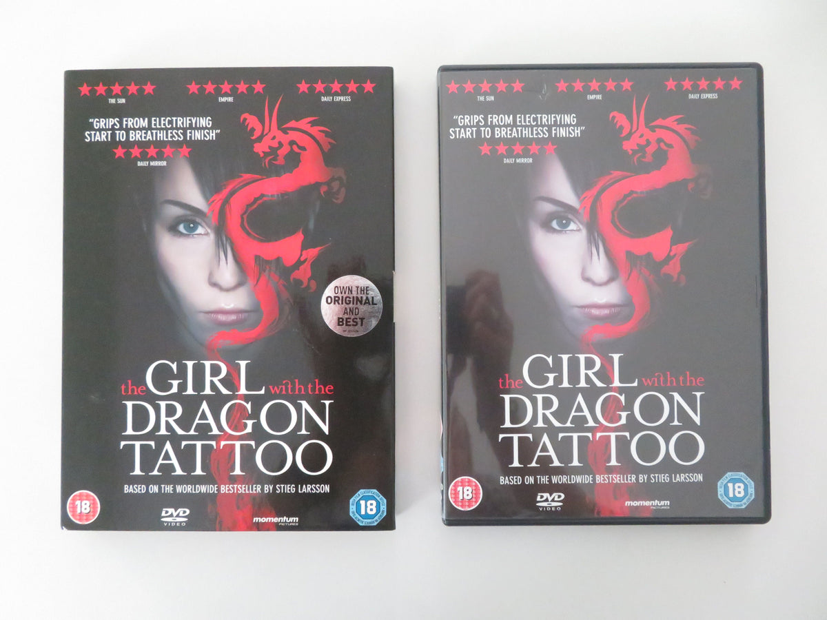 The Girl with the Dragon Tattoo - C (DVD) M. Nyqvist Noomi Rapace 2009 Region 2 Movie posters