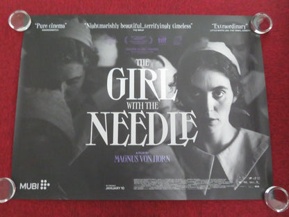 THE GIRL WITH THE NEEDLE UK QUAD ROLLED POSTER VIC CARMEN STONE T. DYRHOLM 2024 Movie posters
