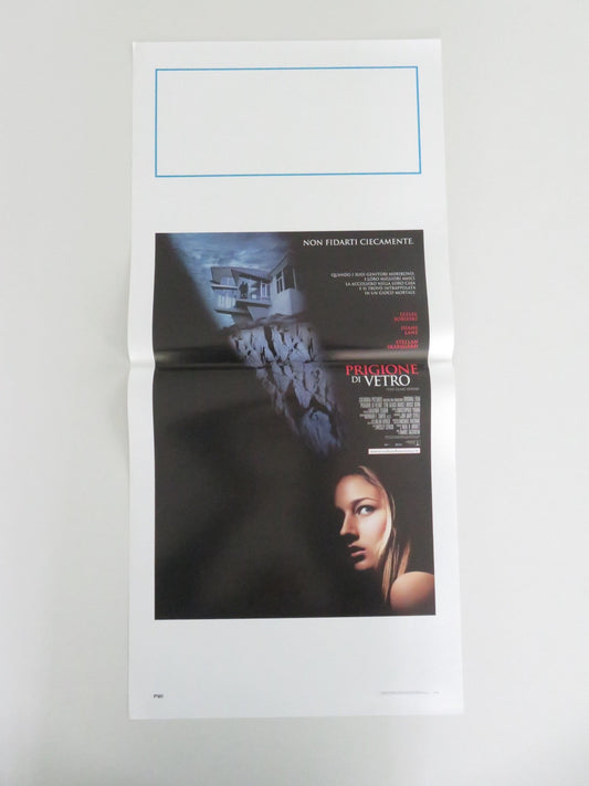 THE GLASS HOUSE ITALIAN LOCANDINA POSTER LEELEE SOBIESKI DIANE LANE 2001 Movie posters