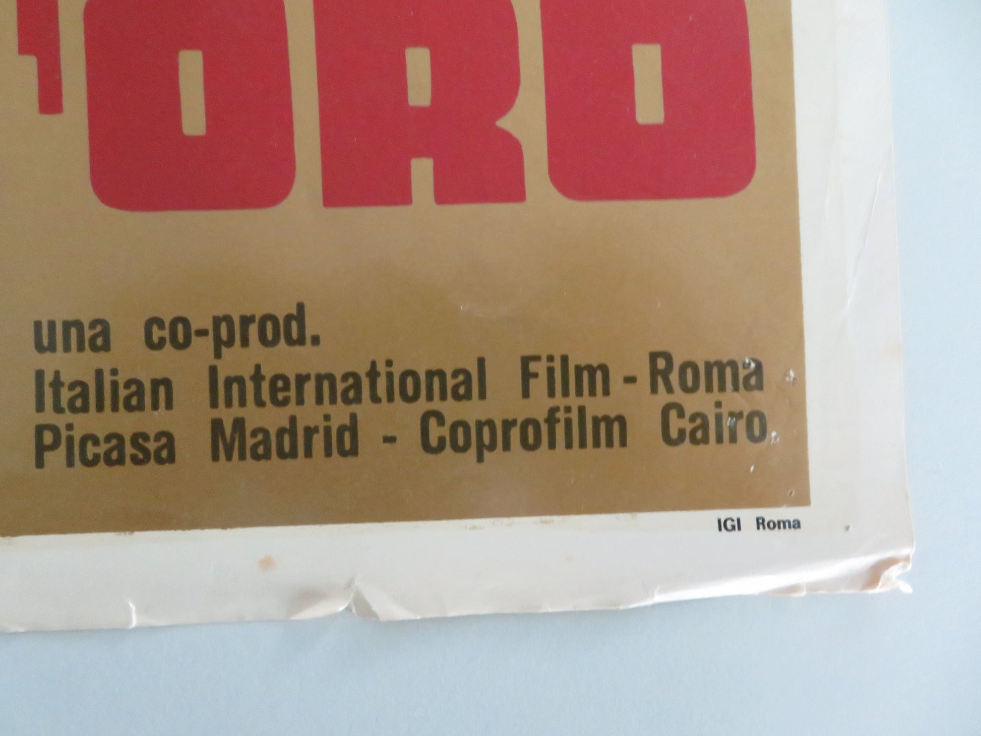 The Glass Sphinx - A Italian Fotobusta Poster Robert Taylor Anita Ekberg 1967 Movie posters
