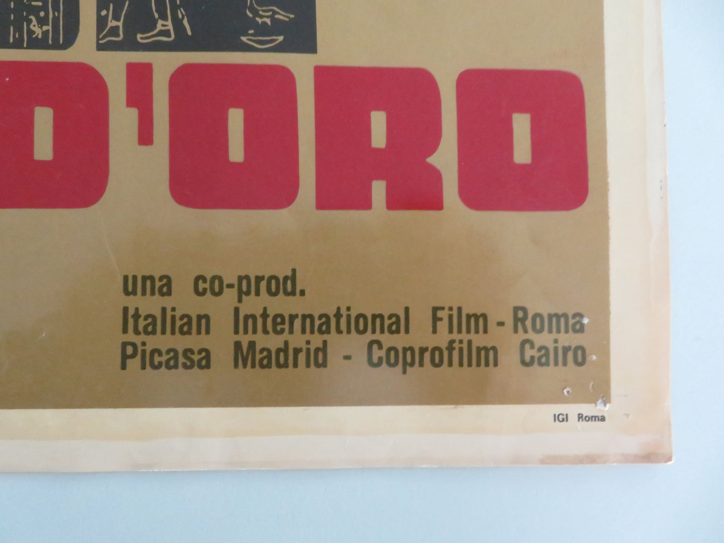 The Glass Sphinx - B Italian Fotobusta Poster Robert Taylor Anita Ekberg 1967 Movie posters
