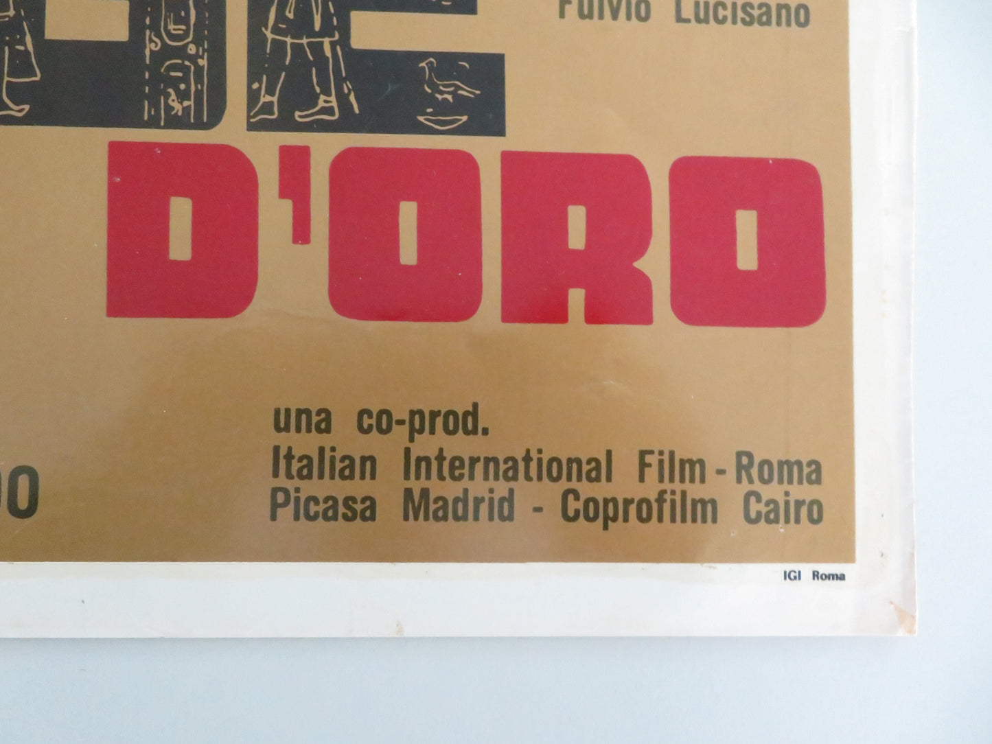The Glass Sphinx - C Italian Fotobusta Poster Robert Taylor Anita Ekberg 1967 Movie posters