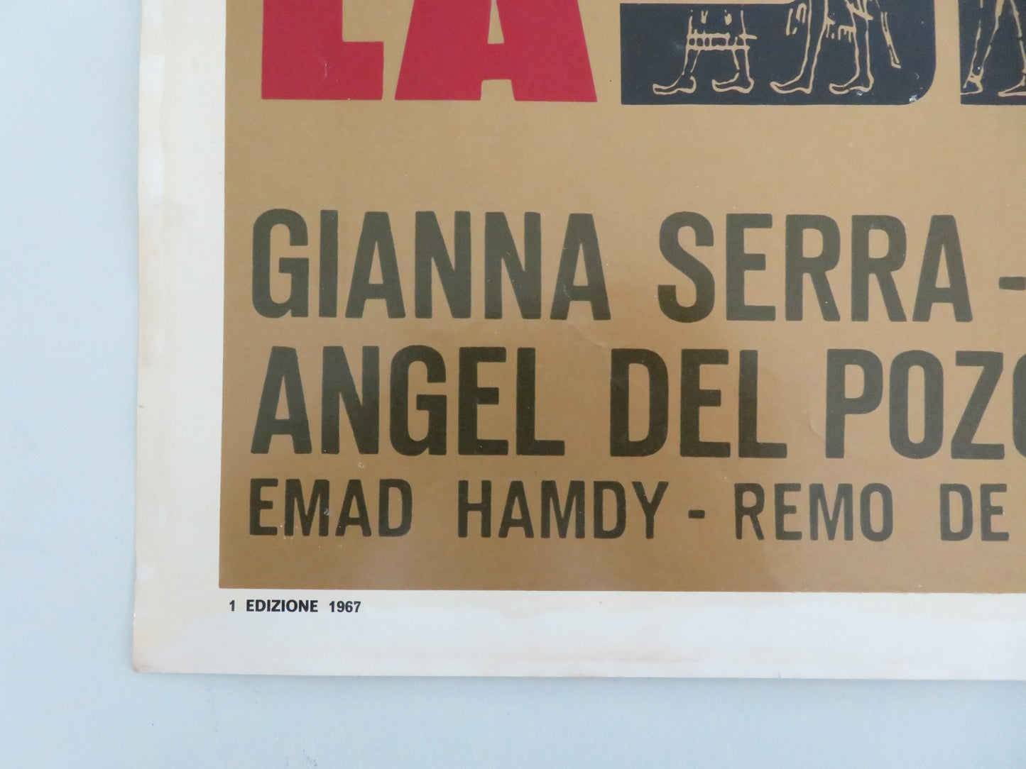 The Glass Sphinx - C Italian Fotobusta Poster Robert Taylor Anita Ekberg 1967 Movie posters