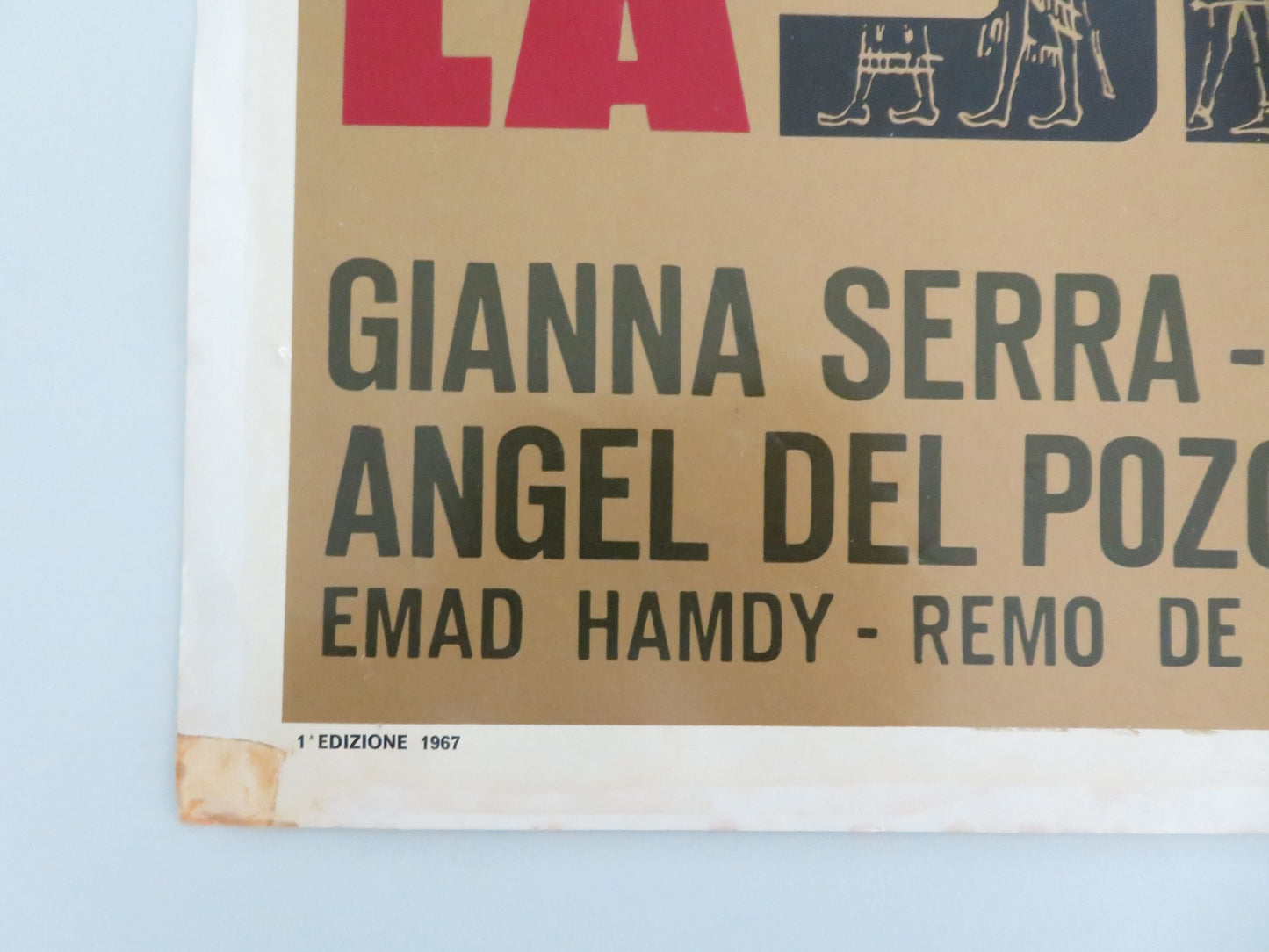 The Glass Sphinx - D Italian Fotobusta Poster Robert Taylor Anita Ekberg 1967 Movie posters