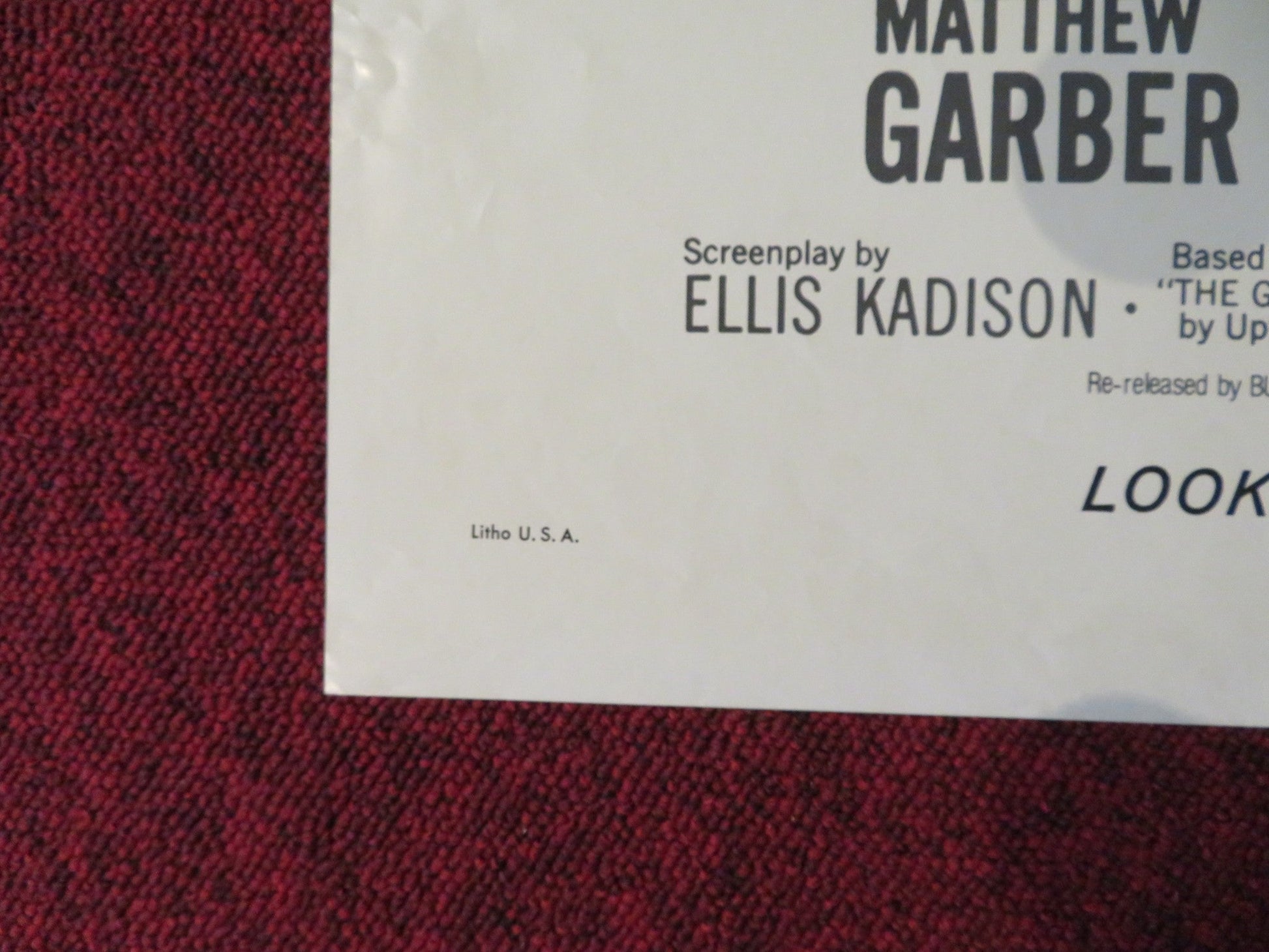 THE GNOME MOBILE FOLDED US ONE SHEET POSTER DISNEY WALTER BRENNAN R1976 Rendezvous Cinema Movie posters