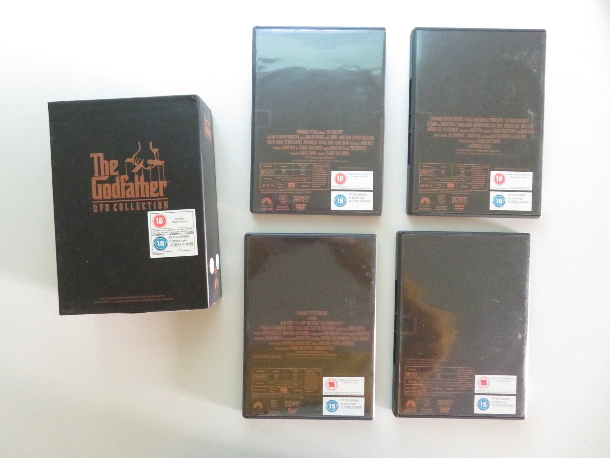 THE GODFATHER DVD COLLECTION (DVD BOXSET) AL PACINO MARLON BRANDO 1972 REGION 2 Movie posters
