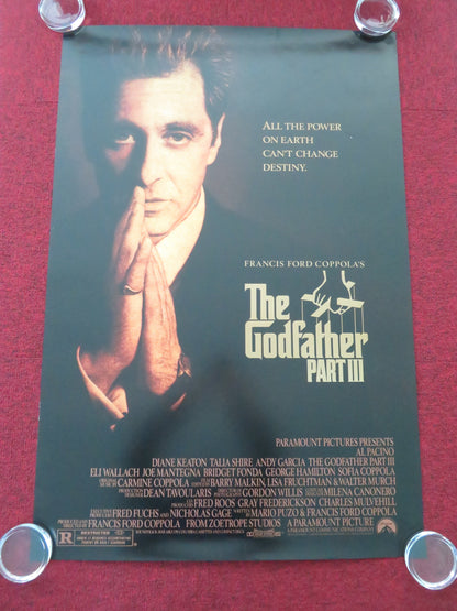 The Godfather Part III US One Sheet Rolled Poster Al Pacino Diane Keaton 1990 Movie posters