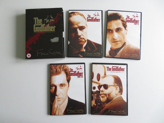 THE GODFATHER: THE COPPOLA RESTORATION PARTS 1,2 & 3 (DVD BOXSET) 1972 REGION 2 Movie posters