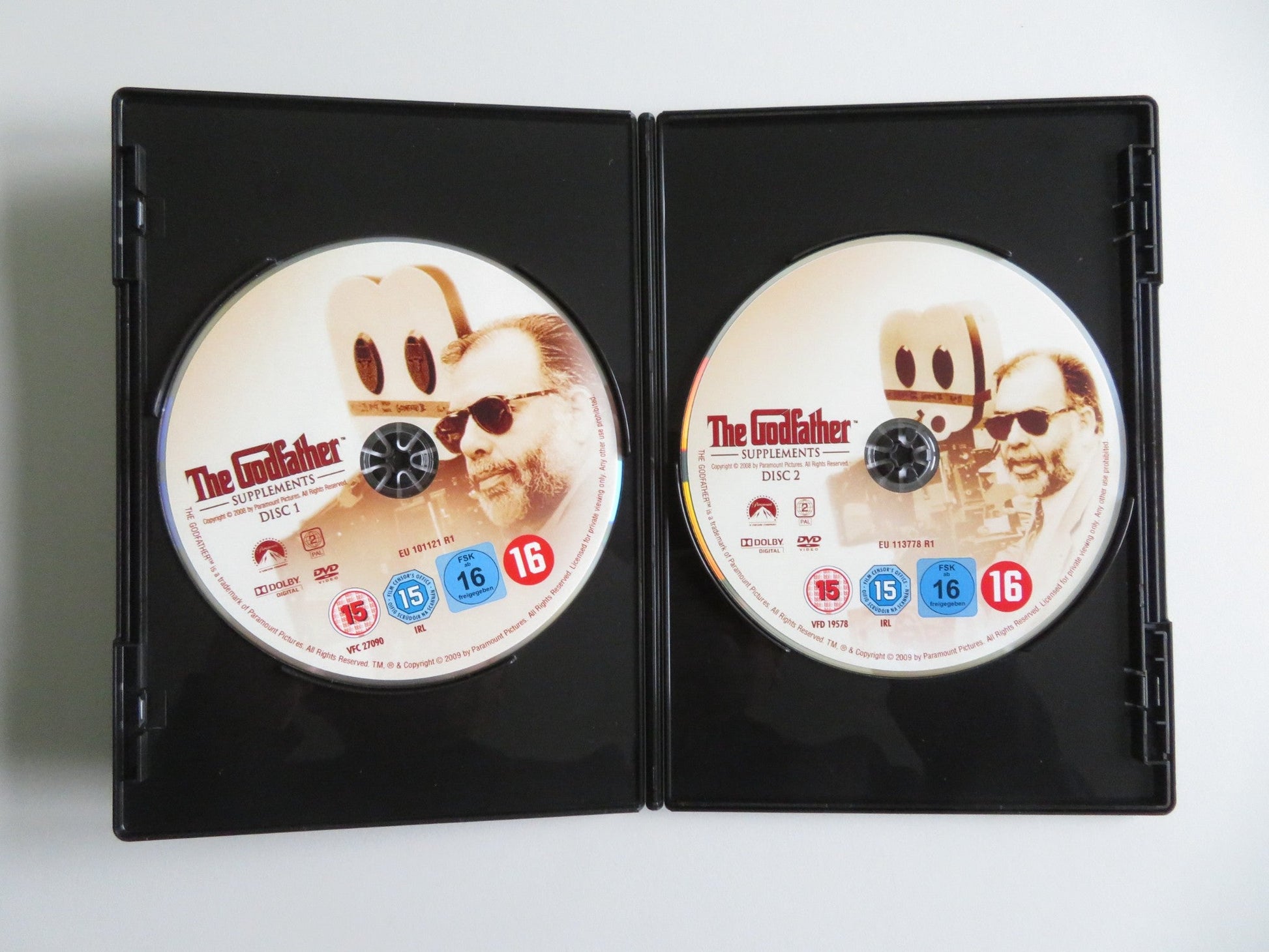 THE GODFATHER: THE COPPOLA RESTORATION PARTS 1,2 & 3 (DVD BOXSET) 1972 REGION 2 Movie posters