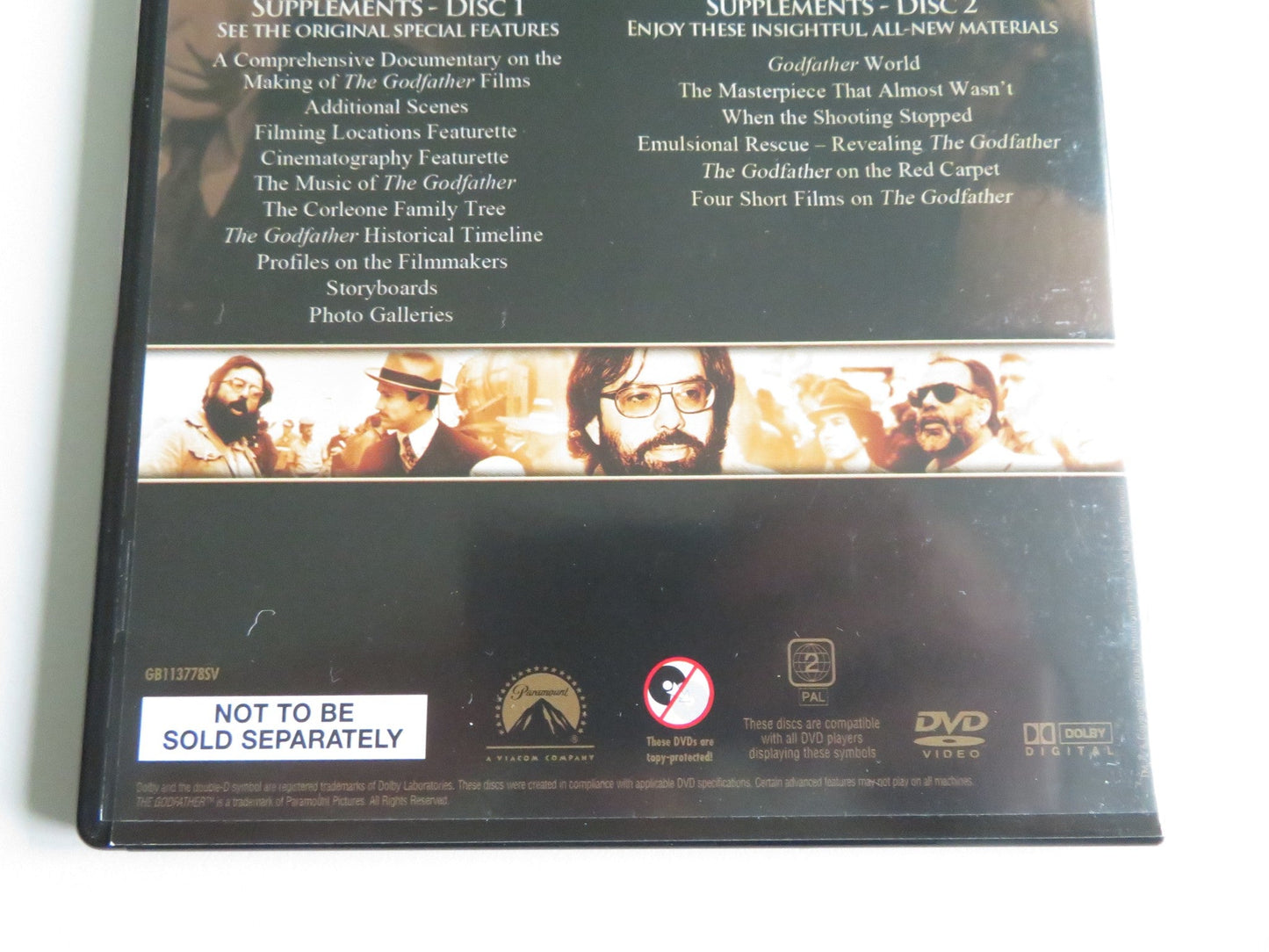 THE GODFATHER: THE COPPOLA RESTORATION PARTS 1,2 & 3 (DVD BOXSET) 1972 REGION 2 Movie posters