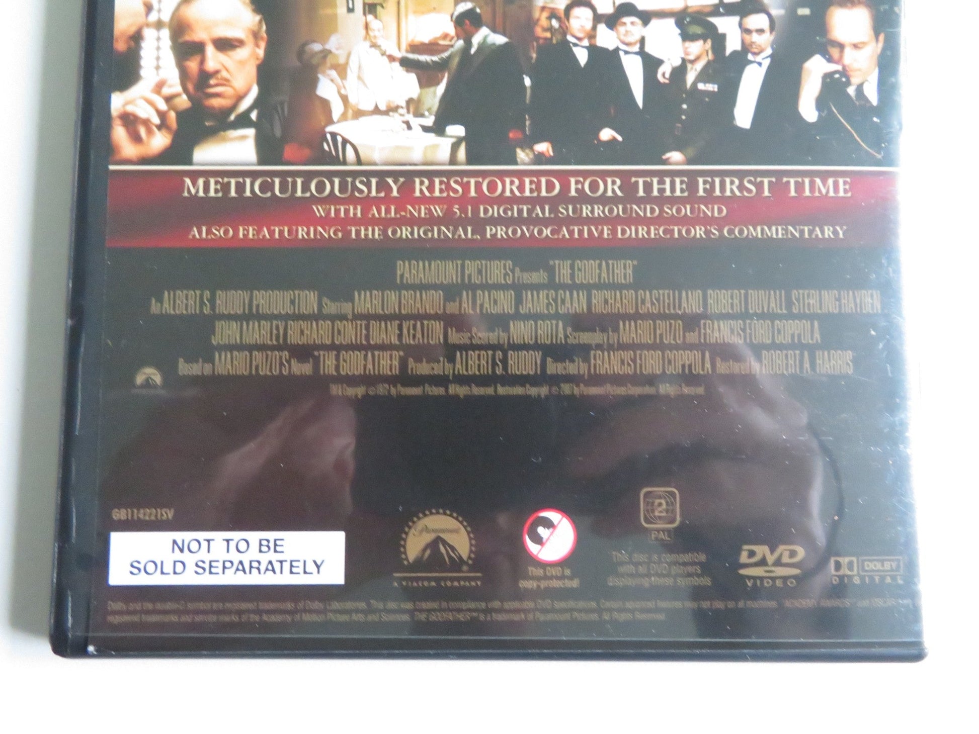 THE GODFATHER: THE COPPOLA RESTORATION PARTS 1,2 & 3 (DVD BOXSET) 1972 REGION 2 Movie posters