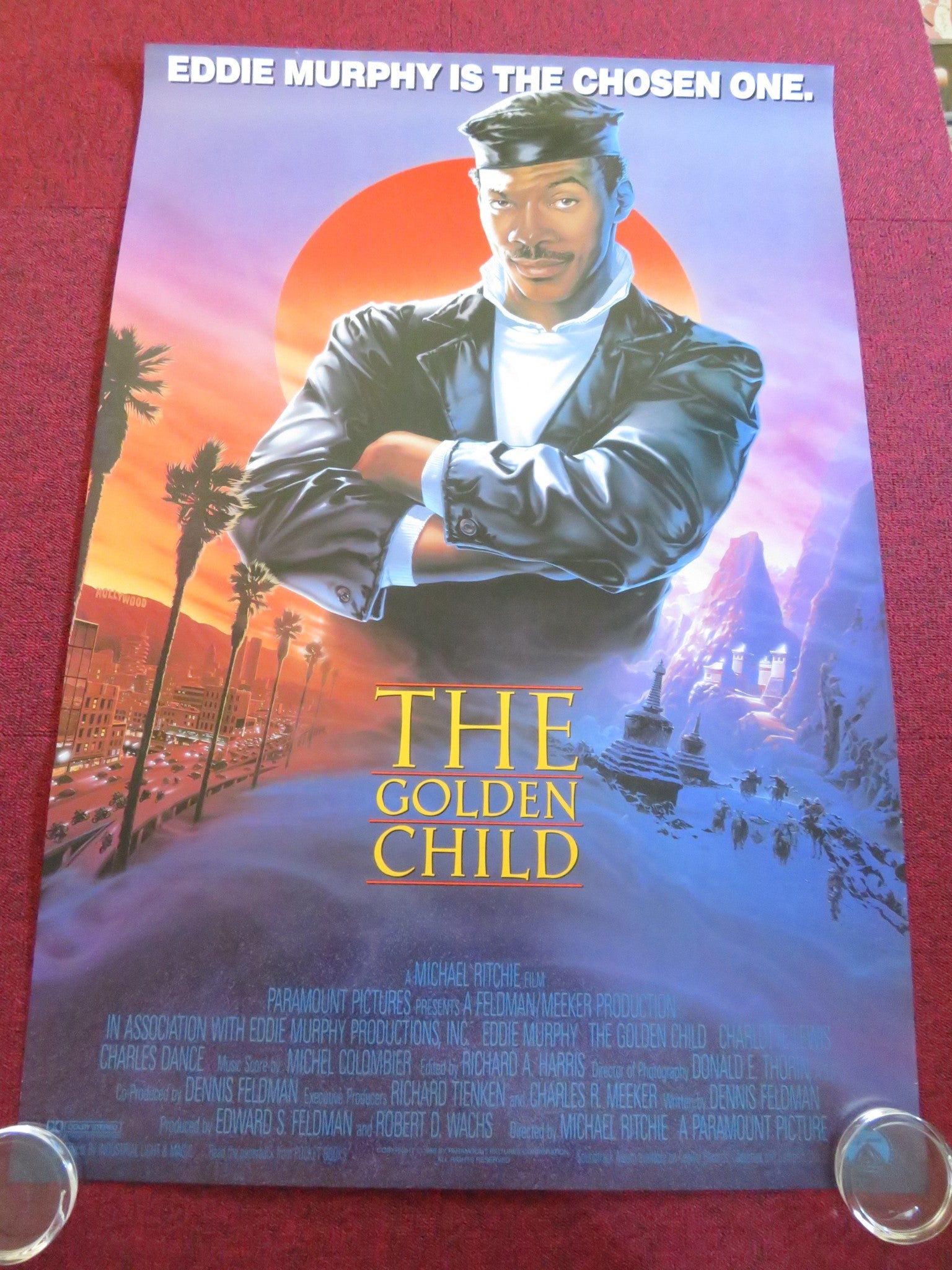 THE GOLDEN CHILD US ONE SHEET ROLLED POSTER EDDIE MURPHY CHARLES DANCE 1986 Rendezvous Cinema Movie posters