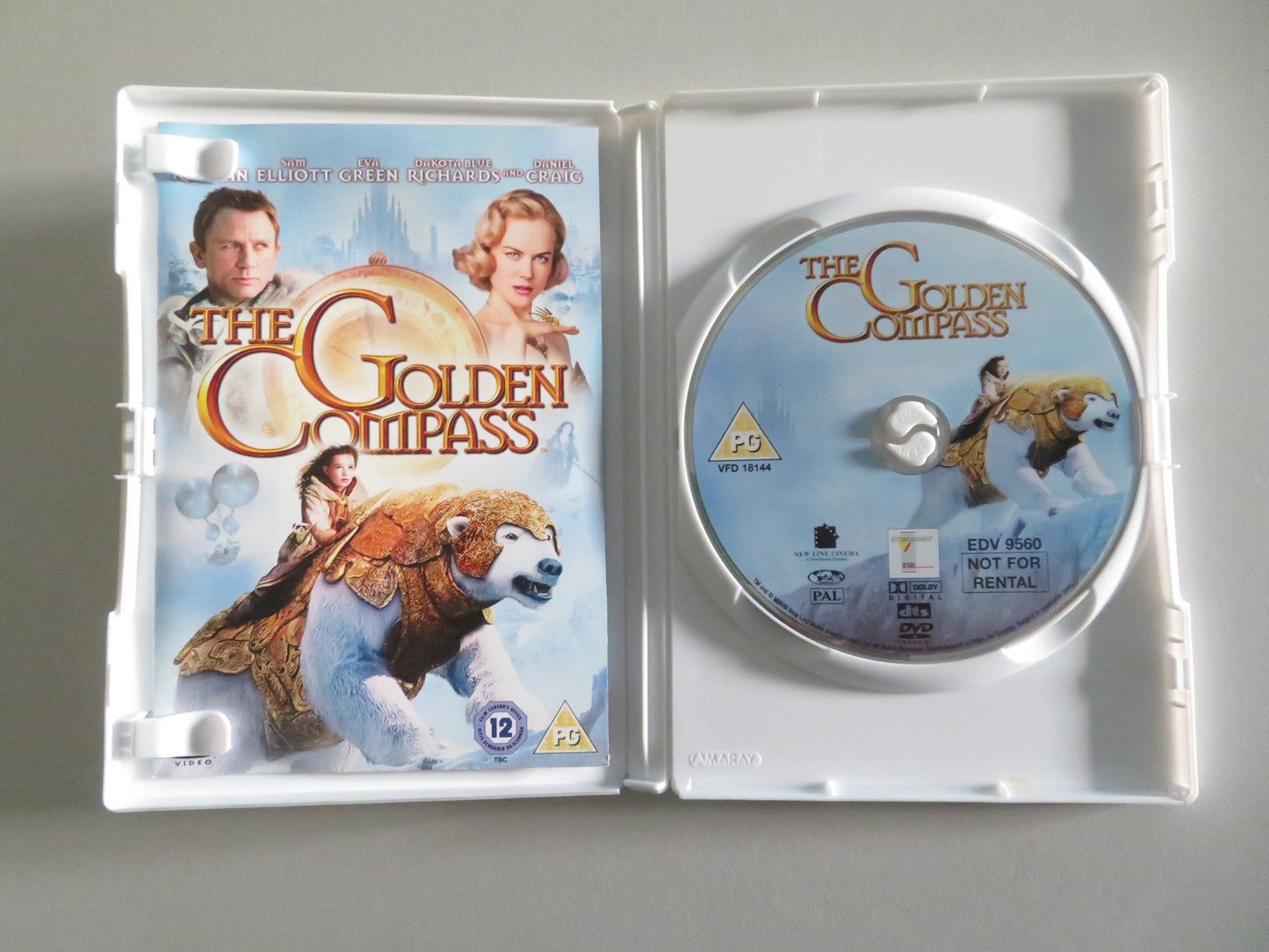 THE GOLDEN COMPASS - B (DVD) NICOLE KIDMAN DANIEL CRAIG 2007 REGION 2 Movie posters