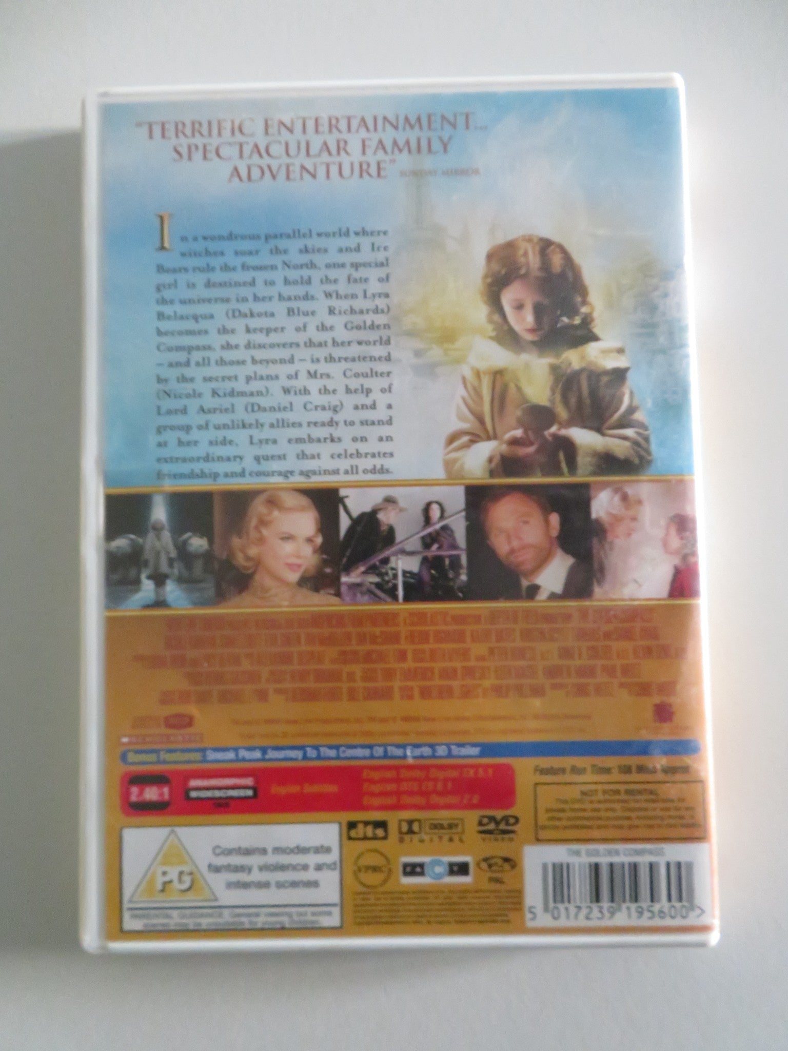 THE GOLDEN COMPASS - B (DVD) NICOLE KIDMAN DANIEL CRAIG 2007 REGION 2 Movie posters