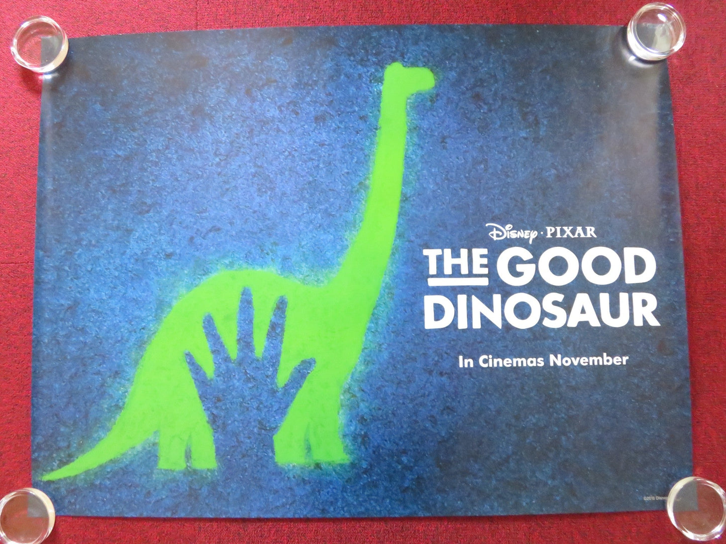 THE GOOD DINOSAUR UK QUAD ROLLED POSTER DISNEY FRANCES MCDORMAN 2015 Rendezvous Cinema Movie posters