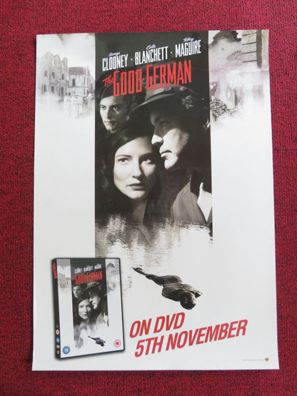 THE GOOD GERMAN VHS VIDEO POSTER GEORGE CLOONEY CATE BLANCHETT 2006 Rendezvous Cinema Movie posters