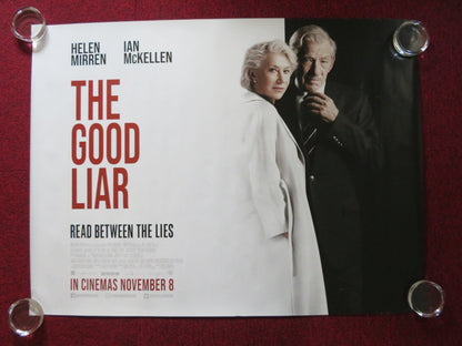 THE GOOD LIAR UK QUAD ROLLED POSTER HELEN MIRREN IAN MCKELLEN 2019 Rendezvous Cinema Movie posters